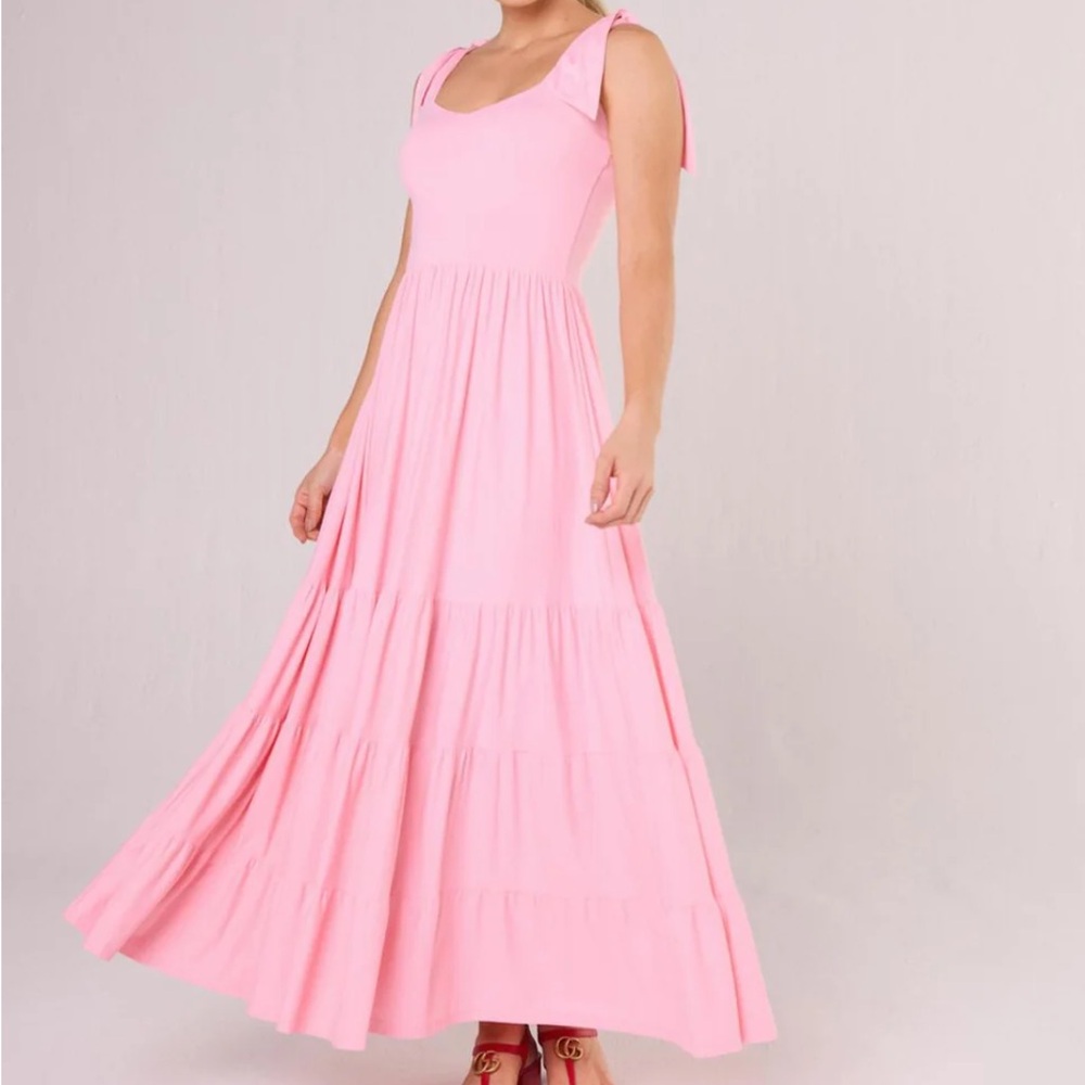Brazil Fashion Boutique Elegant Pink Maxi Dress